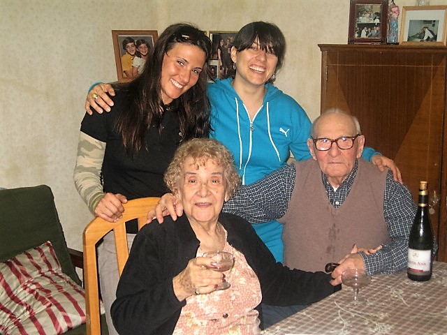 Brigitte and Samantha Doffo with their Grandparents Armando and Paulina