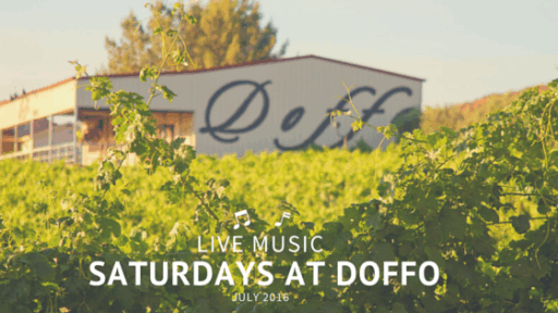 Live Music on the Doffo Winery Patio in July