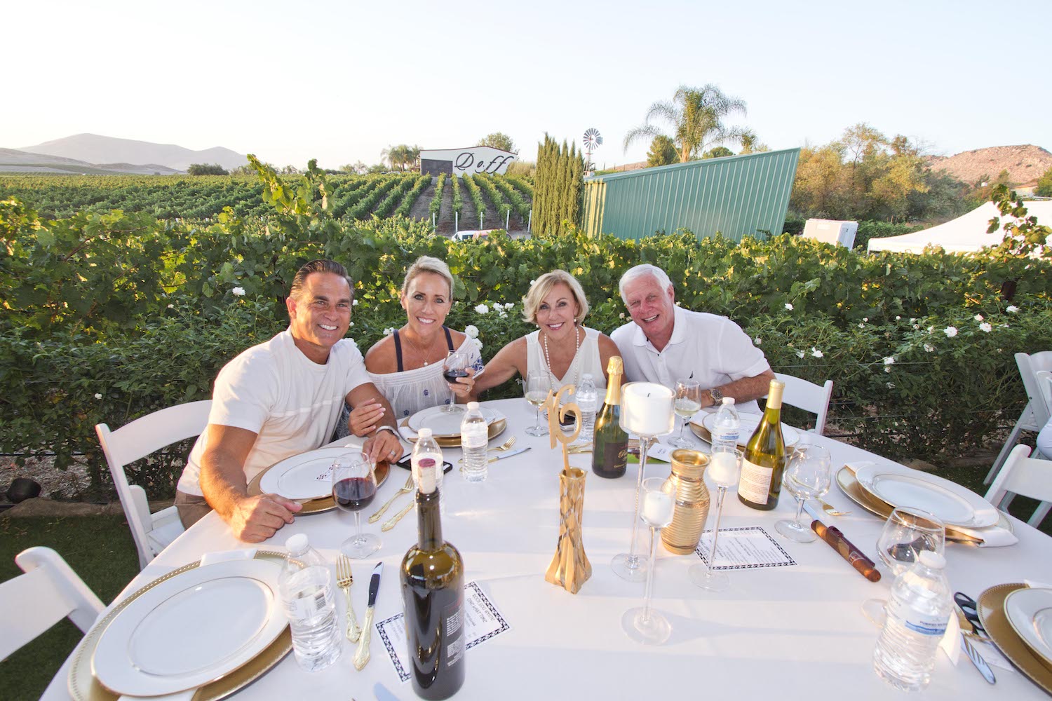 White Party Attendees - Doffo Wines