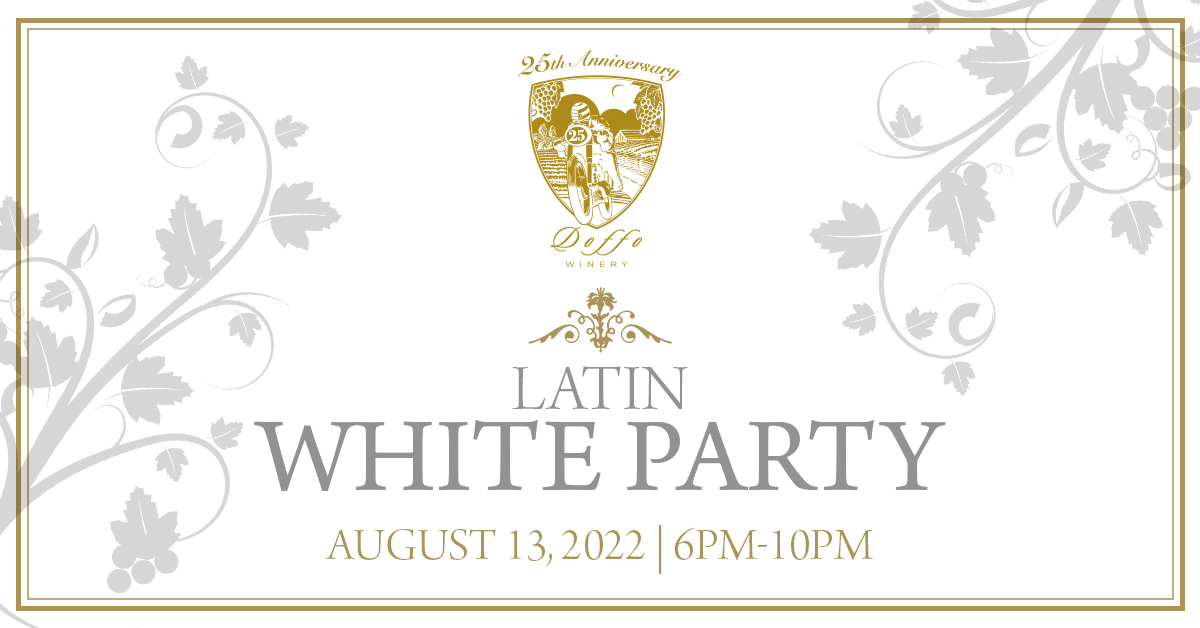 25th Anniversary Celebration – Latin White Party 2022