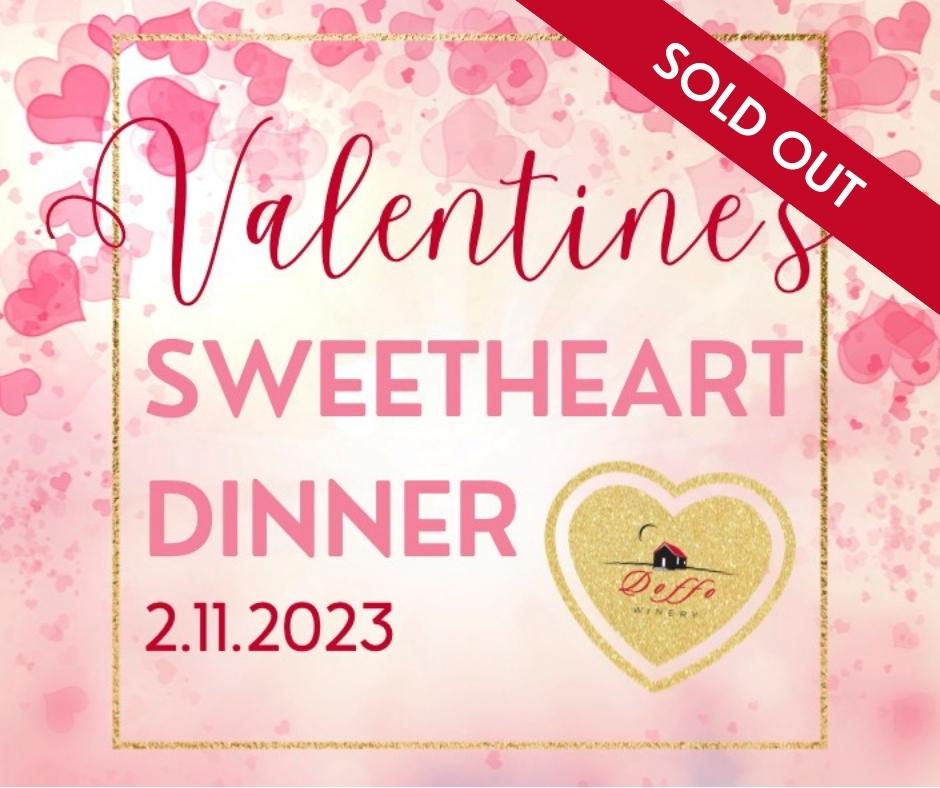 (SOLD OUT) Valentine’s Sweetheart Wine Pairing Dinner