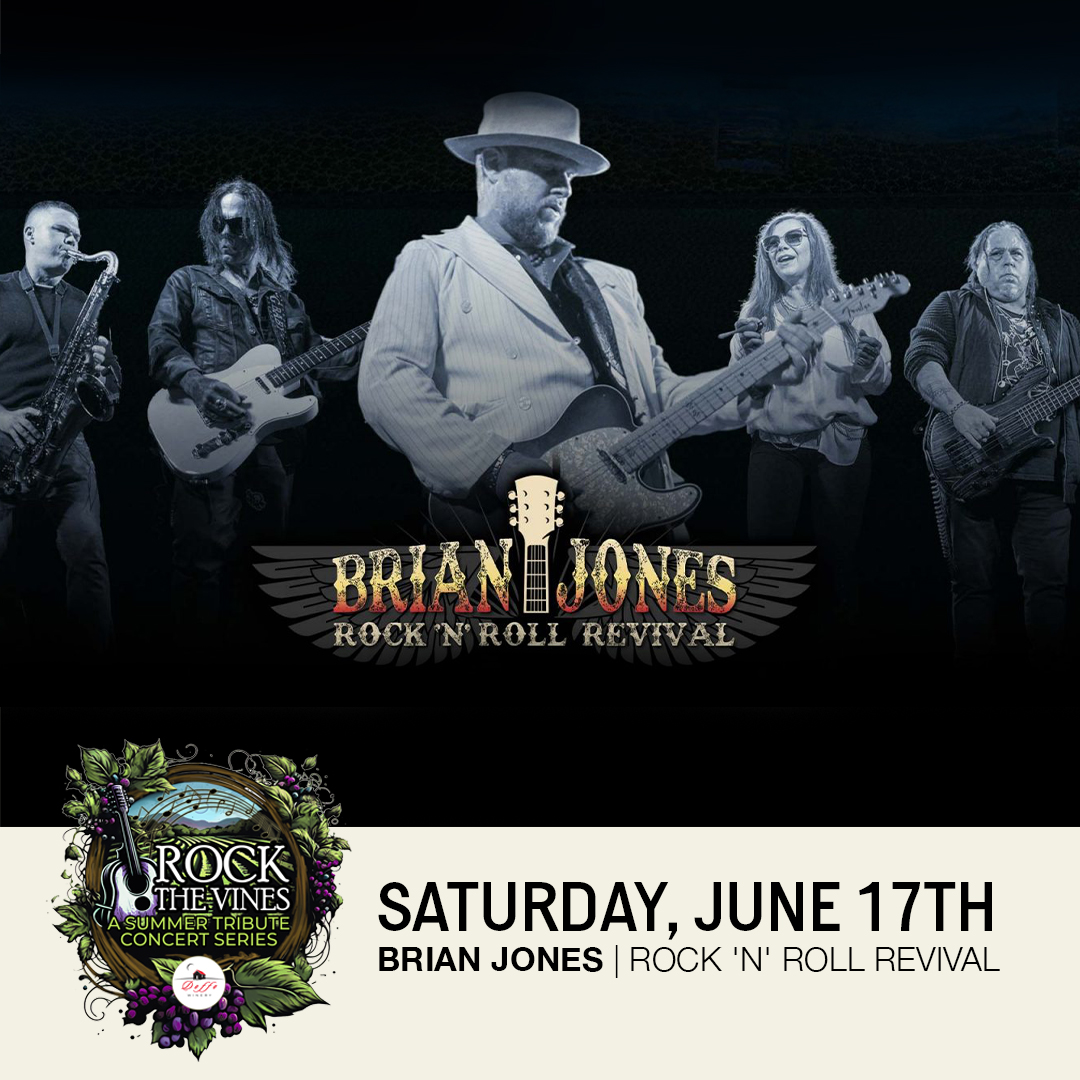 Rock the Vines Concert Series: Brian Jones Rock 'N' Roll Revival