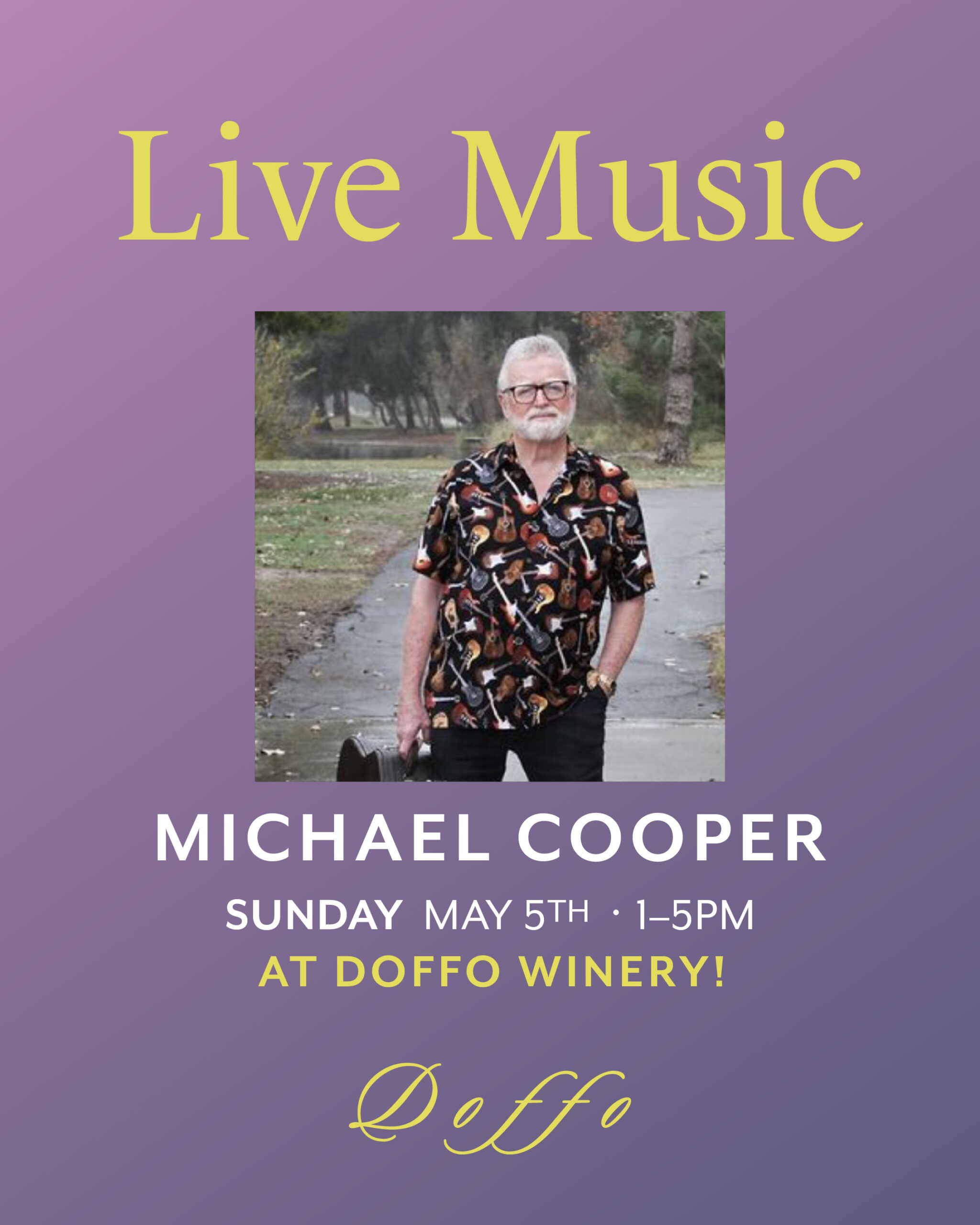 Live Music at the Doffo Winery | Michael Cooper