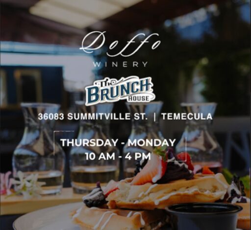 The Brunch House Menu | Brunch at Doffo Winery